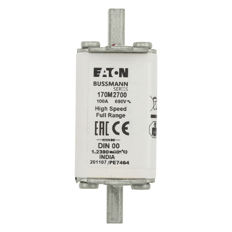 Wkładka topikowa szybka gR 100A 690V NH00 170M2700