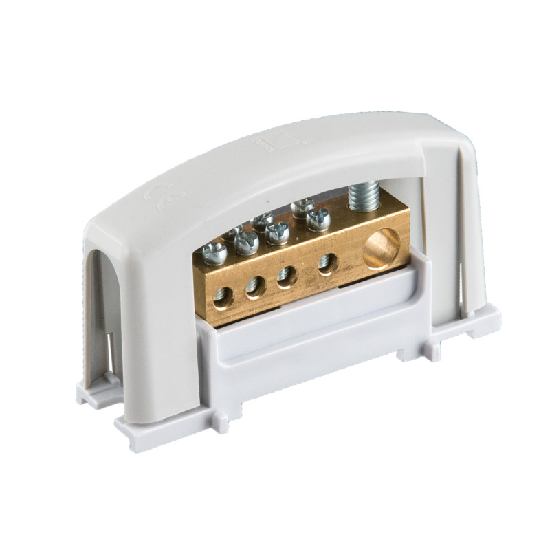 Zacisk ochronny 1x35mm2/4x16mm2 125A 450V szary E.4124SP