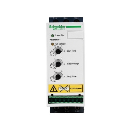 Softstart 3-fazowy 6A 3 kW 380–415VAC Altistart 01 ATS01N206QN