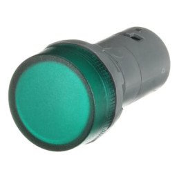 Lampka kompaktowa z diodą LED 24V AC/DC zielona CL2-502G
