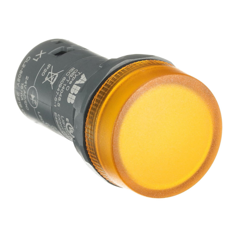 Lampka kompaktowa z diodą LED 22m 24V AC/DC zółta CL2-502Y