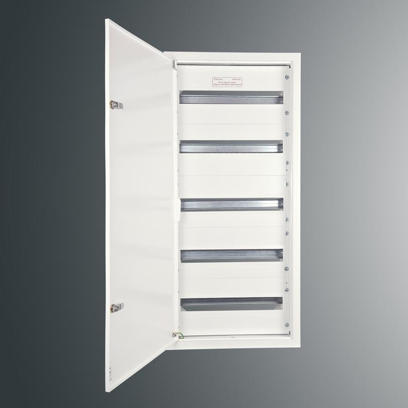 Rozdzielnica p/t modułowa RW 22NN 5x20S 952x423x175  szyna TSH35  zamek patent.9081 IP30 RAL9003