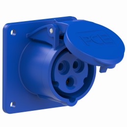 Gniazdo tablicowe proste TWIST 16A 230V 2P+PE IP54 313-6F7