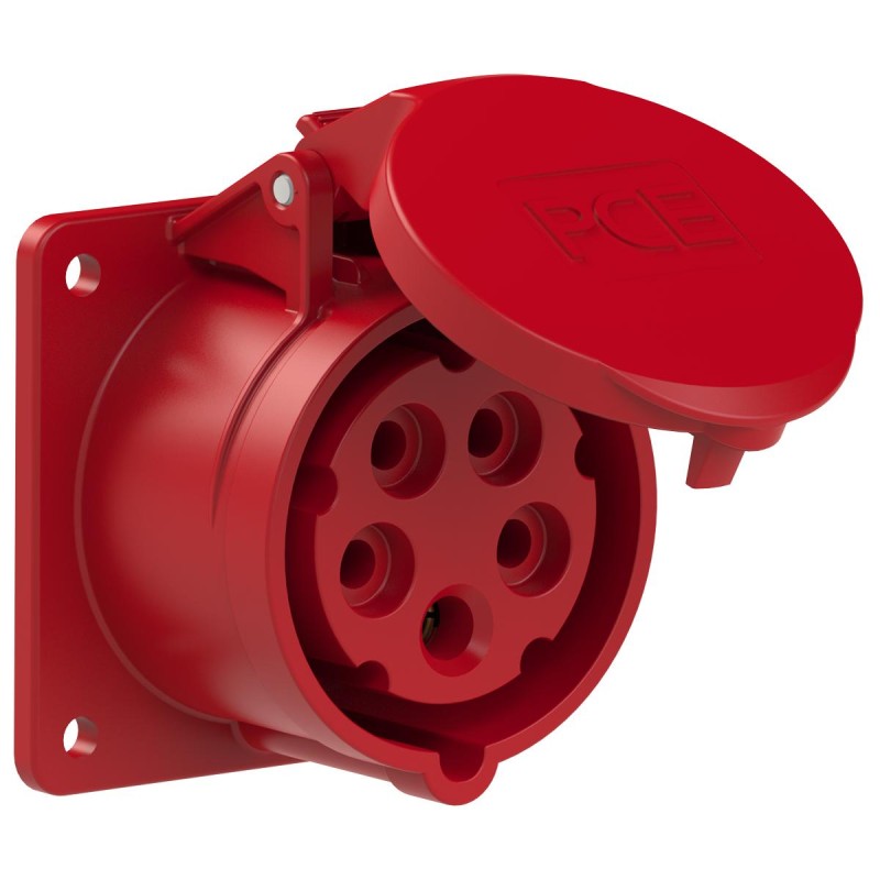 Gniazdo tablicowe proste TWIST 16A 400V 3P+Z+N 75x75mm 5907711117834