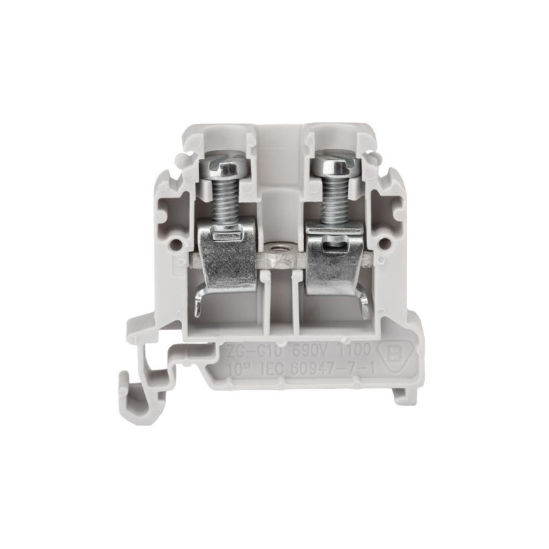 Złączka szynowa 2-przewodowa 10 mm2 szary ZG-G10 A11-8308