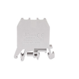 Złączka szynowa 2-przewodowa 10 mm2 szary ZUG-G10 A11-0208