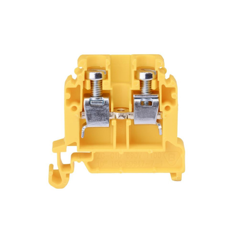 Złączka szynowa 2-przewodowa 10mm2 żółty ZG-G10 A11-8301