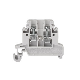 Złączka szynowa 2-przewodowa 2,5 mm2 szary ZG-G2,5 A11-8108