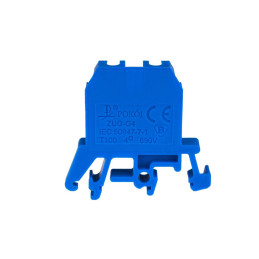 Złączka szynowa 2-przewodowa 4 mm2 niebieski ZUG-G4 A11-0106