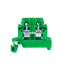 Złączka szynowa 2‑przewodowa 4mm2 zielony ZG-G4 A11-8205