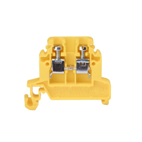 Złączka szynowa 2-przewodowa 4 mm2 żółty ZG-G4 A11-8201
