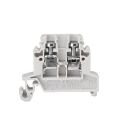 Złączka szynowa 2-przewodowa 4 mm2 szary ZG-G4 A11-8208