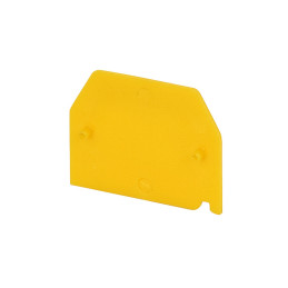 Płytka skrajna do złączek ZG-G2,5 i ZG-G4 żółty PS-4 A41-6101