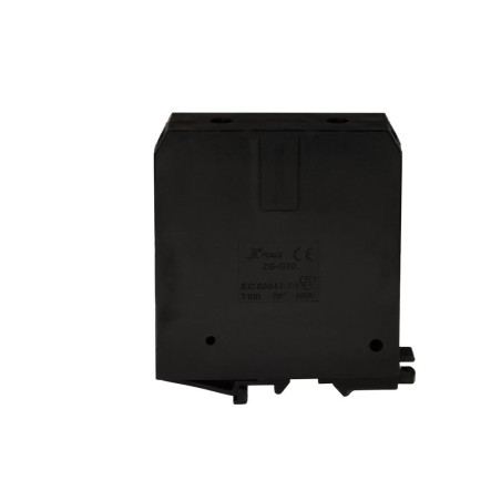 Złączka szynowa 2-przewodowa 70mm2 czarny ZG-G70 A11-0673