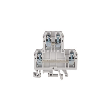 Złączka szynowa 4-przewodowa 2-piętrowa z czterema zaciskami 4 mm2 szary ZUG-G/21 A00-0008