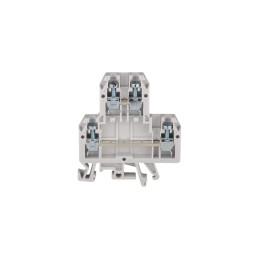 Złączka szynowa 4-przewodowa 2-piętrowa z czterema zaciskami 4 mm2 szary ZUG-G/21 A00-0008