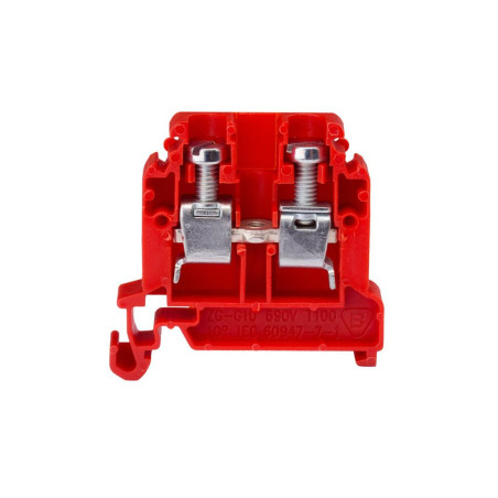 Złączka szynowa 2-przewodowa 10mm2 czerwony ZG-G10 A11-8307