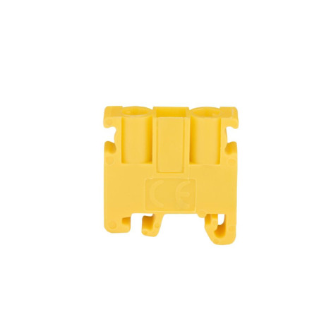 Złączka szynowa 2-przewodowa MINI 4 mm2 na TS/TH15 żółta BM-4 A11-4121
