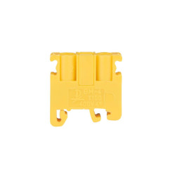 Złączka szynowa 2-przewodowa MINI 4 mm2 na TS/TH15 żółta BM-4 A11-4121