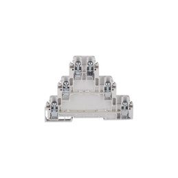 Złączka szynowa 6-przewodowa 3-piętrowa z sześcioma zaciskami 4mm2 szary ZG-G/31 A03-0008