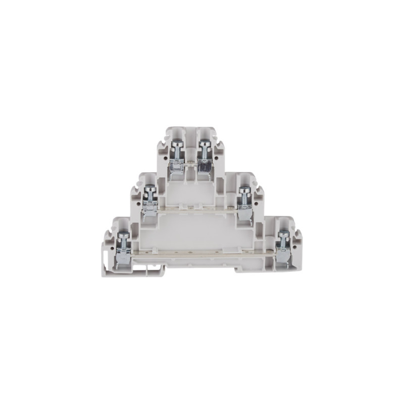 Złączka szynowa 6-przewodowa 3-piętrowa z sześcioma zaciskami 4mm2 szary ZG-G/31 A03-0008