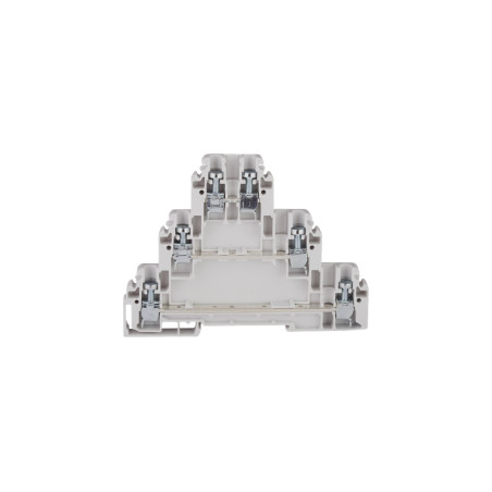 Złączka szynowa 6-przewodowa 3-piętrowa z sześcioma zaciskami 4mm2 szary ZG-G/31 A03-0008