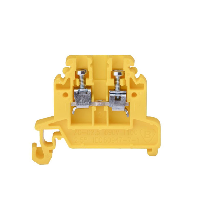 Złączka szynowa 2-przewodowa 2,5 mm2 żółty ZG-G2,5 A11-8101