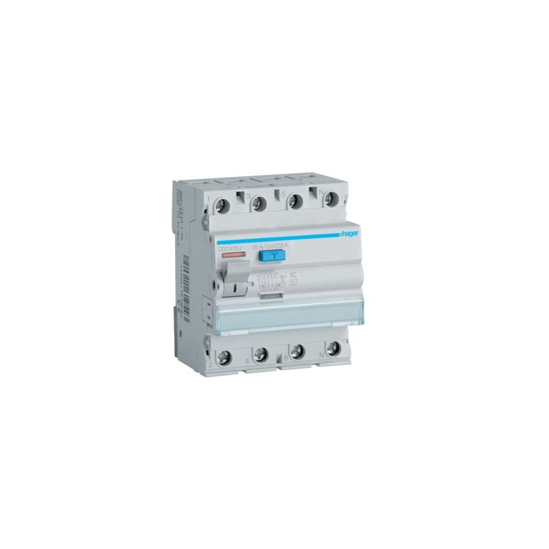 RCCB Wyłącznik różnicowoprądowy 3P+N 25A 30mA 6kA AC