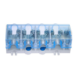 Odgałęźnik instalacyjny 4P OBL 25/16-4 4x25mm2/10x16mm2 szaro-niebieski A13-6148