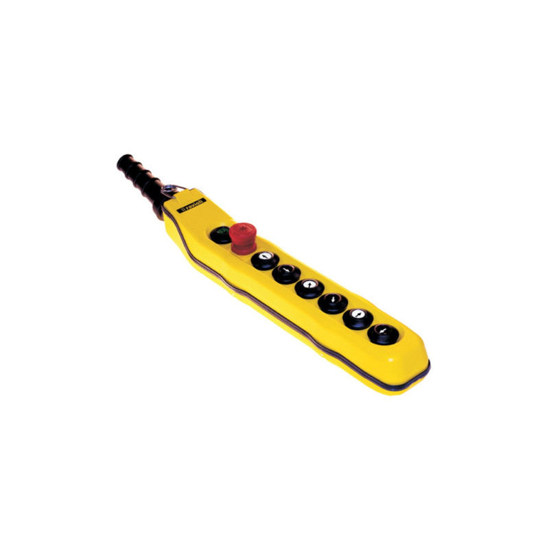 Kaseta sterownicza ręczna do suwnic 8 przycisków start/stop/góra/dół/skos-góra/skos-dół/prawo/lewo DLAP8A B23-4001
