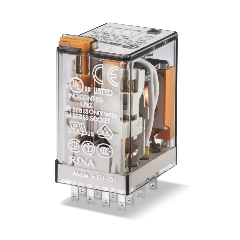Przekaźnik przemysłowy miniaturowy 4P 7A 230V AC 55.34.8.230.0040PAS
