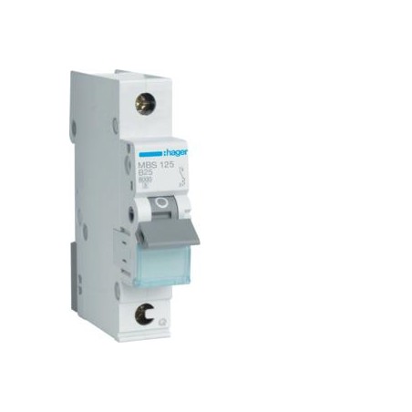 MCB Wyłącznik nadprądowy Icn 6000A 1P B 25A QuickConnect