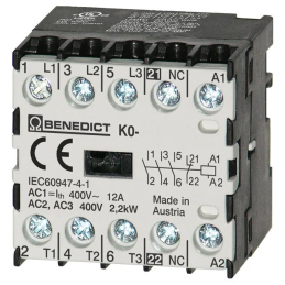 Mikrostycznik 3P 2,2kW 42VAC AC/1NC K0-05D01 42 Benedict