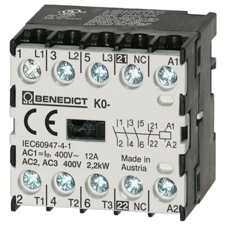 Mikrostycznik 3P 2,2kW 42VAC AC/1NC K0-05D01 42 Benedict