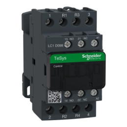 Stycznik mocy TesSys Deca AC1 25A 4P 2NO+2NC 24VAC LC1D128B7