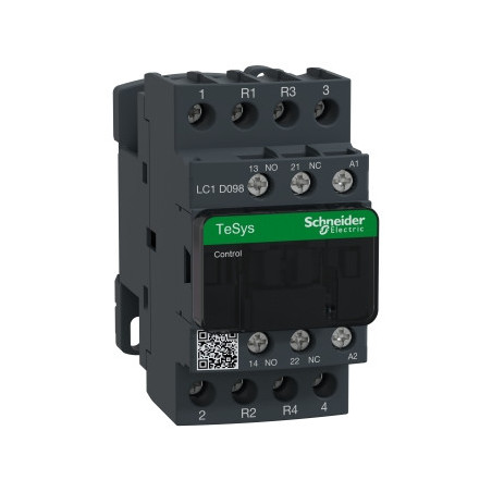 Stycznik mocy TesSys Deca AC1 25A 4P 2NO+2NC 24VAC LC1D128B7