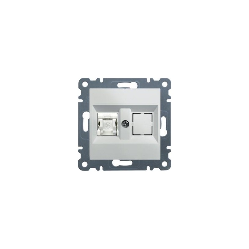 lumina Gniazdo komputerowe pojedyczne RJ45 kat.6 UTP, biały