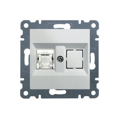 lumina Gniazdo komputerowe pojedyczne RJ45 kat.6 UTP, biały