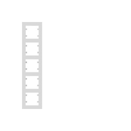 Ramka 5-krotna pionowa biała Lumina Intense WL5650 Hager
