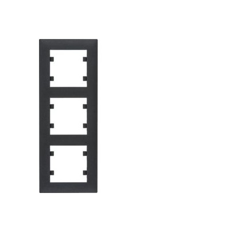 lumina intense Ramka 3-krotna pionowa, czarny