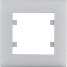 Ramka 1-krotna srebrna Lumina Intense WL5512 Hager